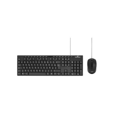 Afbeelding van Toetsenbordmuispakket BLUESTORK MEDIA OFFICE Bedraad Azerty Windows compatibel Zwart