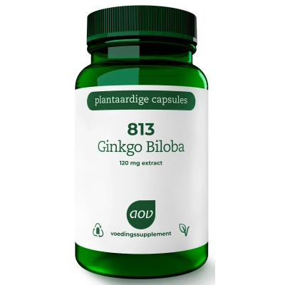 Afbeelding van 2x AOV 813 Ginkgo Biloba extract 60 vegacapsules