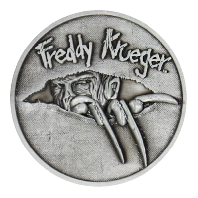 Afbeelding van FaNaTtik Nightmare on Elm Street Medallion Limited Edition Verzamelobject Zilverkleurig