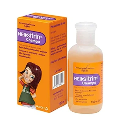Afbeelding van Neositrin Shampoo voor het verwijderen van resten de anti luizenbehandeling, 100 ml
