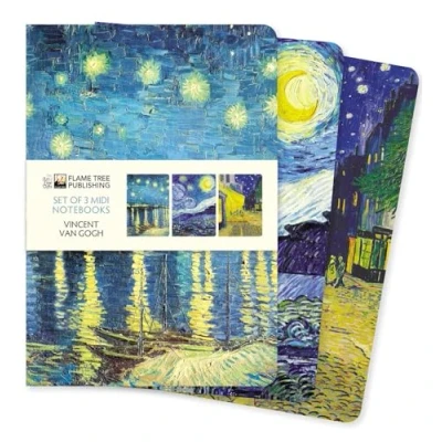 Afbeelding van Midi Notebook Collections Vincent van Gogh Set of 3 Notebooks