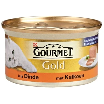 Afbeelding van Gourmet Gold Fijne Mousse Kalkoen 85 GR (24 stuks)