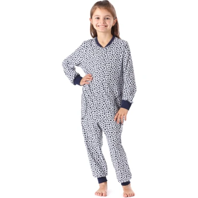 Afbeelding van Merry Style Kinder Pyjama ronde hals lange mouwen broek met zakken Katoen MS MS10 186 PJ Melange Sterne Marine 110 116