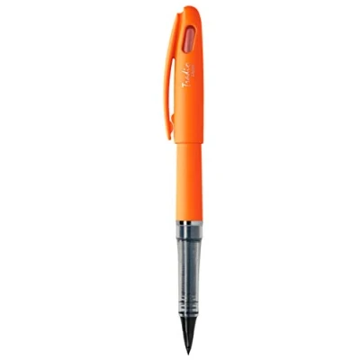 Afbeelding van Pentel TRJ98S A vulpen, medium punt Lot de 12 oranje