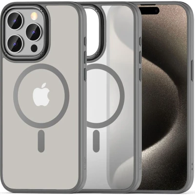 Afbeelding van TECH PROTECT MAGMAT &quot;2&quot; MAGSAFE IPHONE 15 PRO MAX MAT TITANIUM