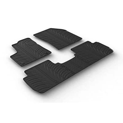 Afbeelding van Gledring Rubbermatten passend voor Peugeot 5008 5/2017 (T profiel 5 delig + montageclips)