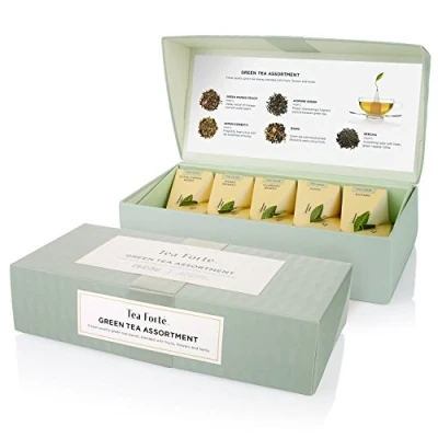 Afbeelding van Tea Forte Groene Thee Set met 10 Piramides Green Assortment