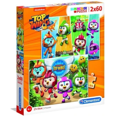 Afbeelding van Clementoni Legpuzzel Top Wing 27 X 19 Cm 60 Stukjes 2 Stuks