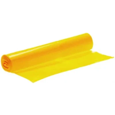 Afbeelding van Afvalzak HDPE 70x110 Cm Sterko Geel 30 My (15 Rollen)