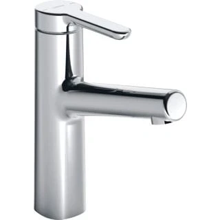 Afbeelding van Hansa designo 1 gats wastafelkraan met vaste uitloop zonder waste chroom 51882283