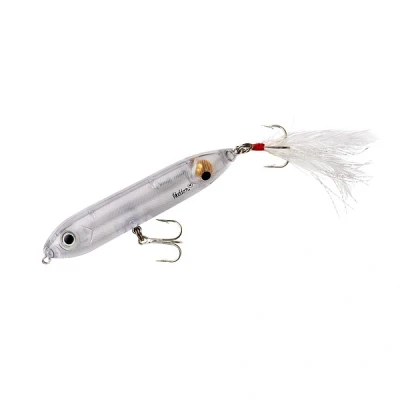 Afbeelding van Heddon Feathered Super Spook Jr Clear Oppervlakte kunstaas