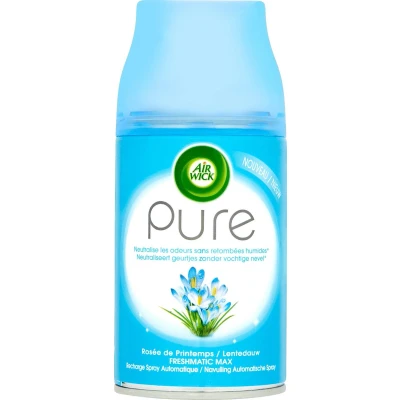Afbeelding van Airwick Luchtverfrisser Freshmatic Navulling Pure Lentedauw 250ml