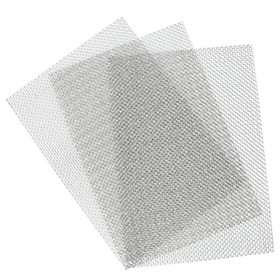 Afbeelding van TIMESETL 3 stuks 304 roestvrij staal geweven draad 8 gaas, A4 knaagdierbestendig metalen gaasblad 2,375 mm gat geweldig voor Airbricks (210 x 300 mm)