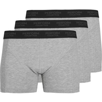 Afbeelding van De Originele Performance Boxers 3 pack Grijs Melange Maat S