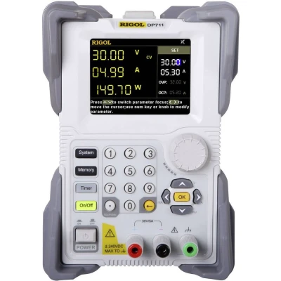 Afbeelding van Rigol DP711 Labvoeding, regelbaar 0 30 V 5 A 150 W RS232 Op afstand bedienbaar, OVP, Programmeerbaar Aantal uitgangen: 1 x