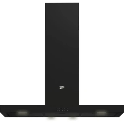 Afbeelding van Beko BHCB96622BBB afzuigkap Zwart Wandschouwkap Breedte 89.8 cm Afzuigcapaciteit 605 m3/h