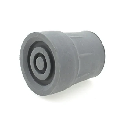 Afbeelding van Aantal: 10x 25mm 1&quot; Heavy Duty Rubber Ferrules voor wandelframes grijs by Lifeswonderful®