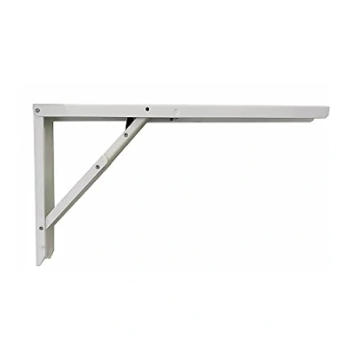 Afbeelding van Inklapbare stalen hoek akk Table wit, 30 x 52 cm