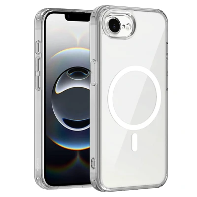 Afbeelding van Apple iPhone 16e MagSafe Hoesje Kunststof imoshion Backcover Transparant Telefoonhoesje