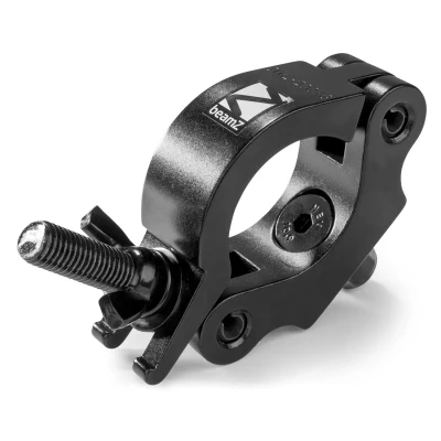 Afbeelding van BeamZ BC50B 200 Half Coupler slimline 200kg Zwart