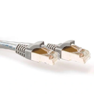 Afbeelding van ACT FB3030 SFTP CAT6A Patchkabel Snagless RJ45 Connectoren Grijs 30 meter