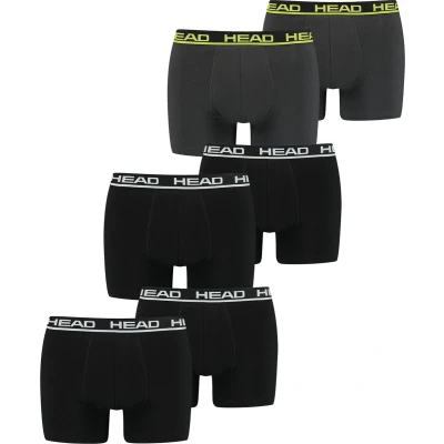 Afbeelding van Head Basic 6 PACK Onderbroeken Black phantom lime punch, Heren, Maat: Large, punch