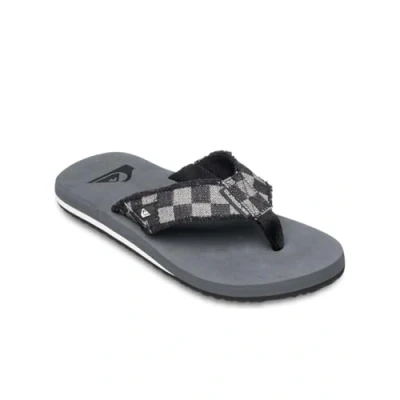 Afbeelding van Quiksilver Monkey Abyss Teensandalen, Heren, Maat: 39, Grey Textiel