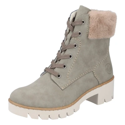 Afbeelding van Rieker Veterboots Grijs Dames Maat 42