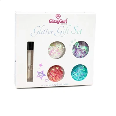 Afbeelding van Holografische Glitter Gift Set Eenhoorn Zeemeermin Iriserende Chunky (Sprankelende Eenhoorn)