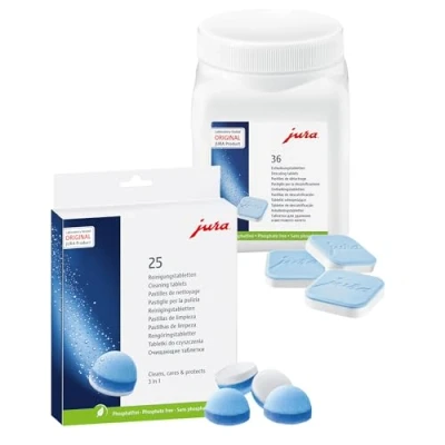 Afbeelding van Jura Combi Pack 25 reinigingstabletten + 36 ontkalkingstabletten
