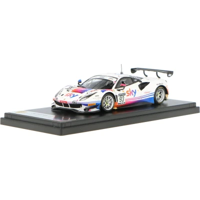 Afbeelding van 1:43 Diecast Modelcar Ferrari 488 GT3 #93 24H Spa 2020 J. Hui / C. Froggatt E. Cheever G. Fisichella Looksmart.