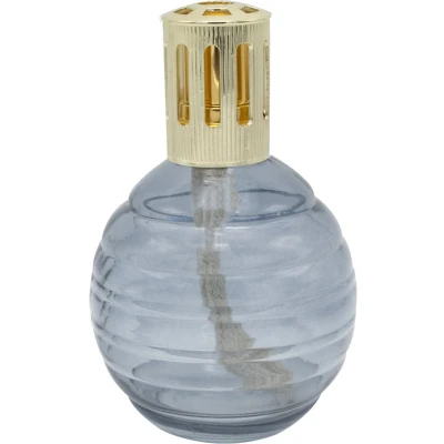 Afbeelding van Scentchips Geurverstuiver Lines Scentoil Lamp Glas Blauw Smoke 10x10x16cm