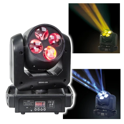 Afbeelding van Ibiza Light BEE40 Led bee effect movinghead 4x 10W DMX