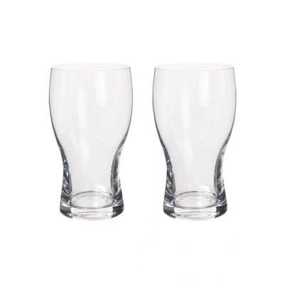 Afbeelding van Villeroy &amp; Boch Purismo bierglas 65 cl set van 2 Transparant