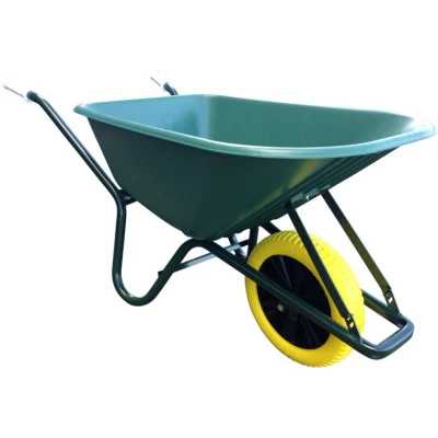Afbeelding van Fort Kruiwagen TK 100 groen PP anti lek 100L