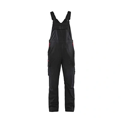 Afbeelding van Blaklader Industrie bretelbroek 2644 1832 Zwart/Rood C64