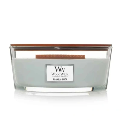 Afbeelding van WoodWick Geurkaars Ellipse Magnolia Birch 9 cm / 19