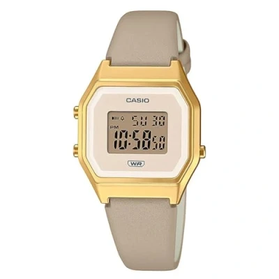 Afbeelding van Casio Digitaal horloge, Dames, Maat: One Size, Light brown