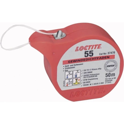 Afbeelding van LOCTITE® 55 Schroefdraadafdichtingsproduct Kleur (specifiek): Wit 50 m
