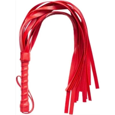 Afbeelding van Go Gadget Erotisch BDSM Seks Zweepje Bondage SM Leer Rood