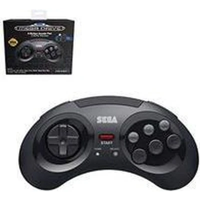 Afbeelding van Retro Bit SEGA MD 8 B 2.4G WL Black