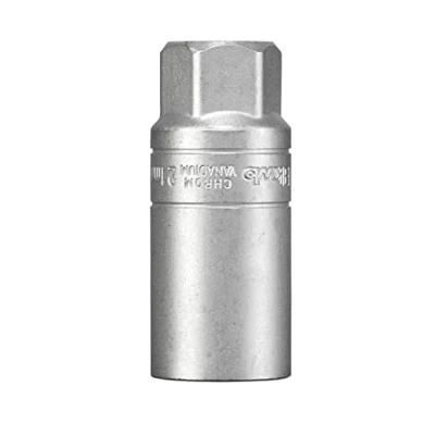 Afbeelding van kwb 16 mm bougieinzet Professional van CV staal (aandrijving: 3/8 inch of 10 zeskant, mat verchroomd)