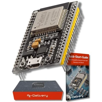 Afbeelding van AZDelivery ESP32 NodeMCU Module WLAN WiFi Development Board met CP2102 (opvolger van ESP8266) compatibel Arduino Inclusief E Book!