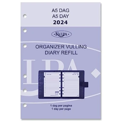 Afbeelding van Agendavulling 2024 Kalpa A5 1dag/1pagina