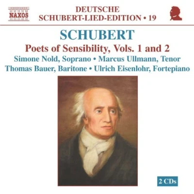 Afbeelding van Thomas Bauer, Simone Nold, Marcus Ullmann, Ulrich Eisenlohr Schubert: Poets Sensibility, Volumes 1 &amp; 2 (2 CD)