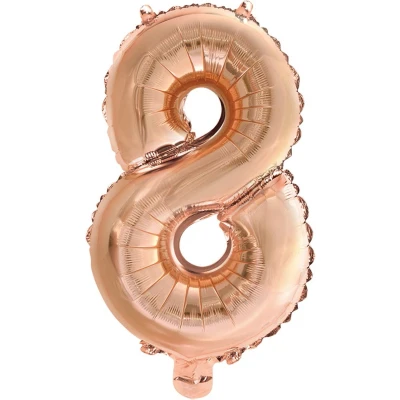 Afbeelding van Ballon folie 8 rose goud 40cm