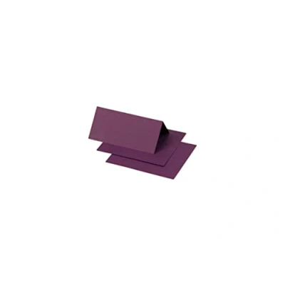 Afbeelding van Clairefontaine 75011C verpakking met 25 tafelstandaards pollen, 85x80 mm, gevouwen, Cassis