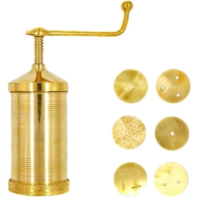 Afbeelding van Yuktha Eternals Huis/Murukku/Farsan Sev/Pasta Maker Machine Messing
