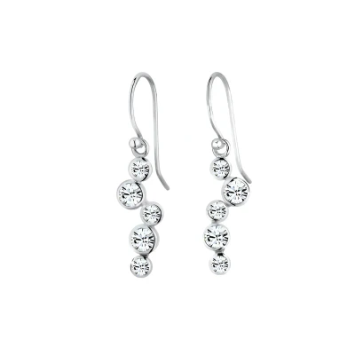 Afbeelding van Elli Glamour DROP Oorbellen, Dames, Maat: One Size, Weiß