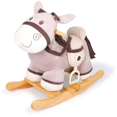 Afbeelding van Small Foot Houten Hobbelpaard Sheriff Wit/bruin